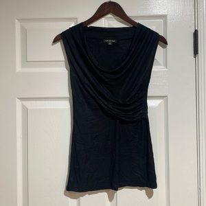 Trouvé Black low cut blouse